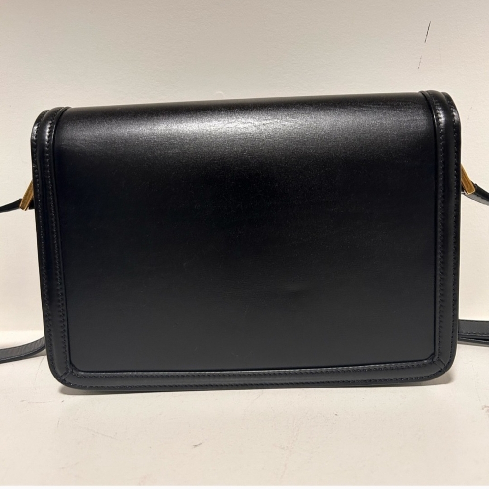 2️⃣2️⃣0️⃣0️⃣ Yves Saint Laurent YSL Medium Solferino Black Leather Cross… - Picture 4 of 11